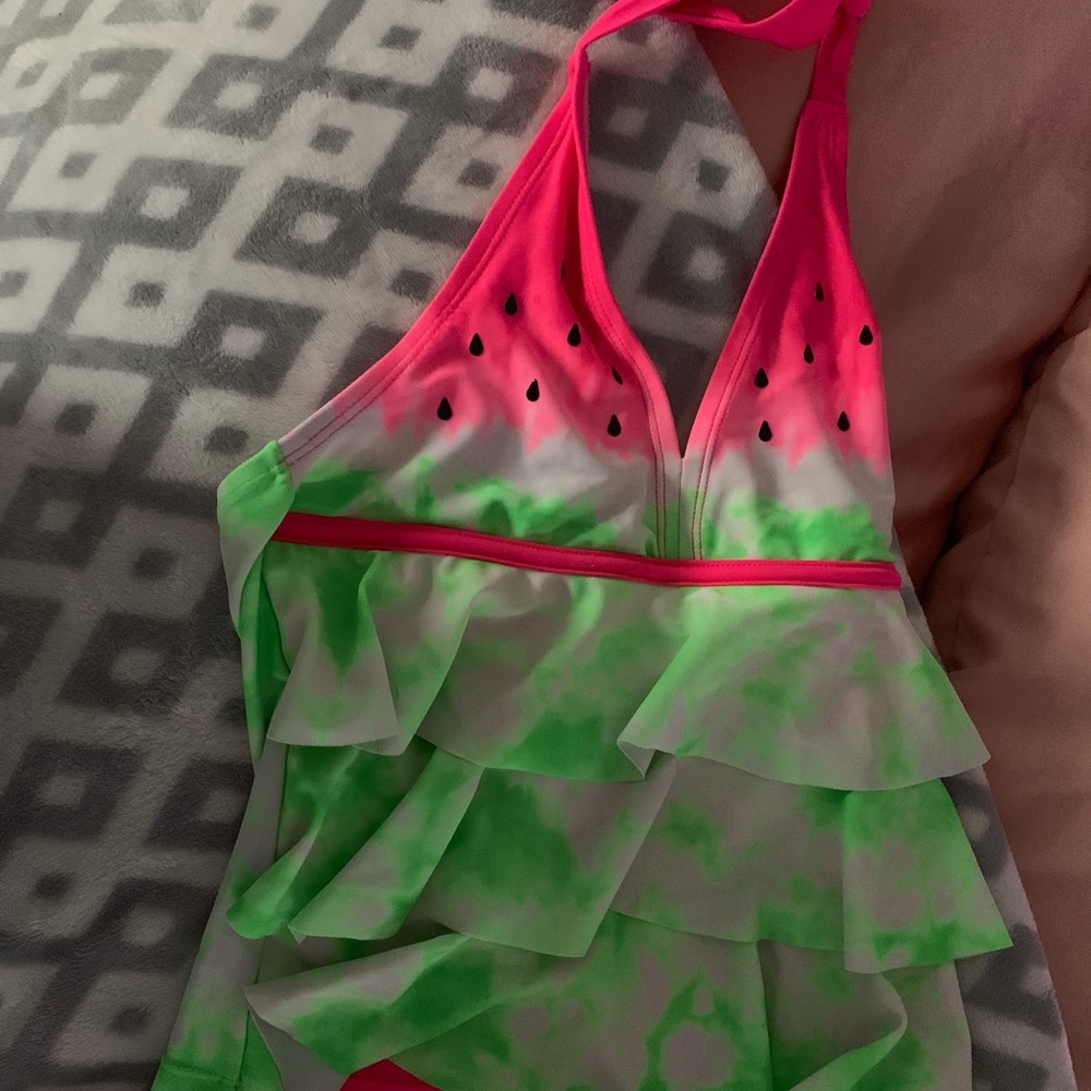 Watermelon two piece bathing suit